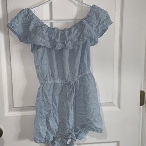 Women Ardene Bleu/White One Peace Set